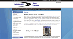 Desktop Screenshot of apexproducts.com